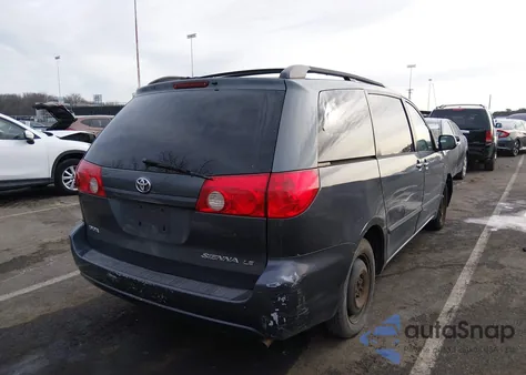 2008 Toyota Sienna Le z USA, uszkodzony, nr VIN 5TDZK23CX8S146966